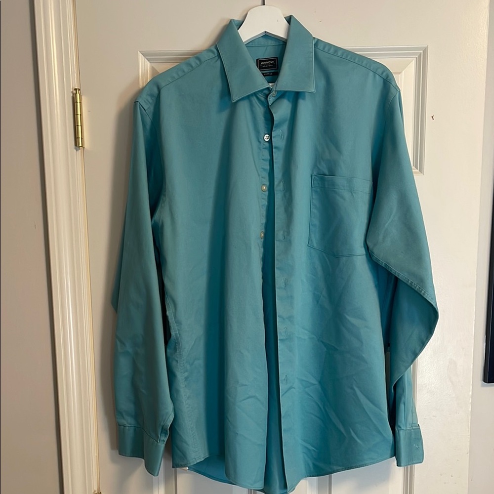 Men's Blue Dress Shirt